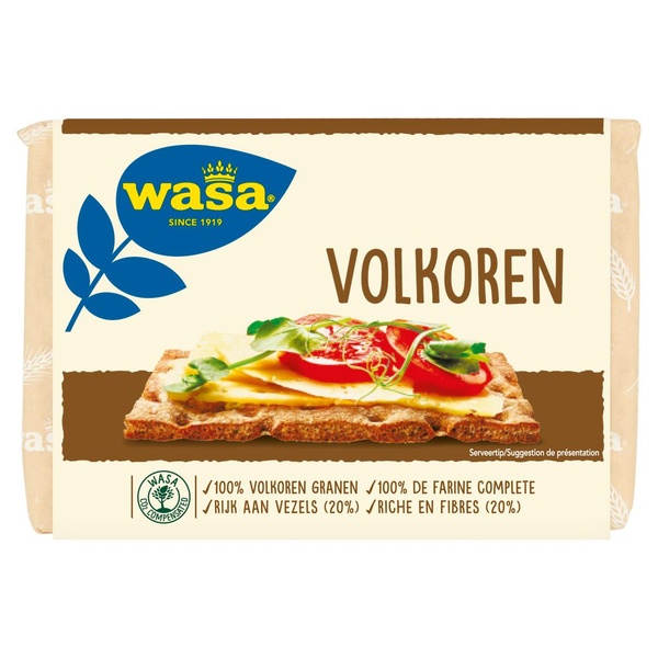 Wasa Knäckebröd  Volkoren voorkant